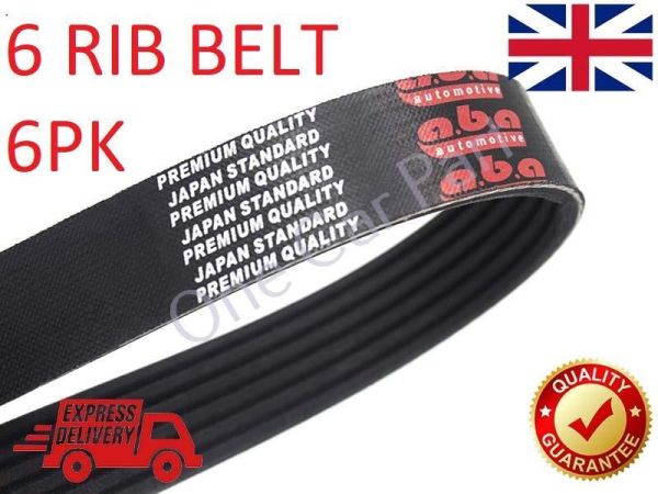 Drive 6PK965 6 Ribs Dayco Poly V Belt Auxiliary Multi-Ribbed Belt Fan